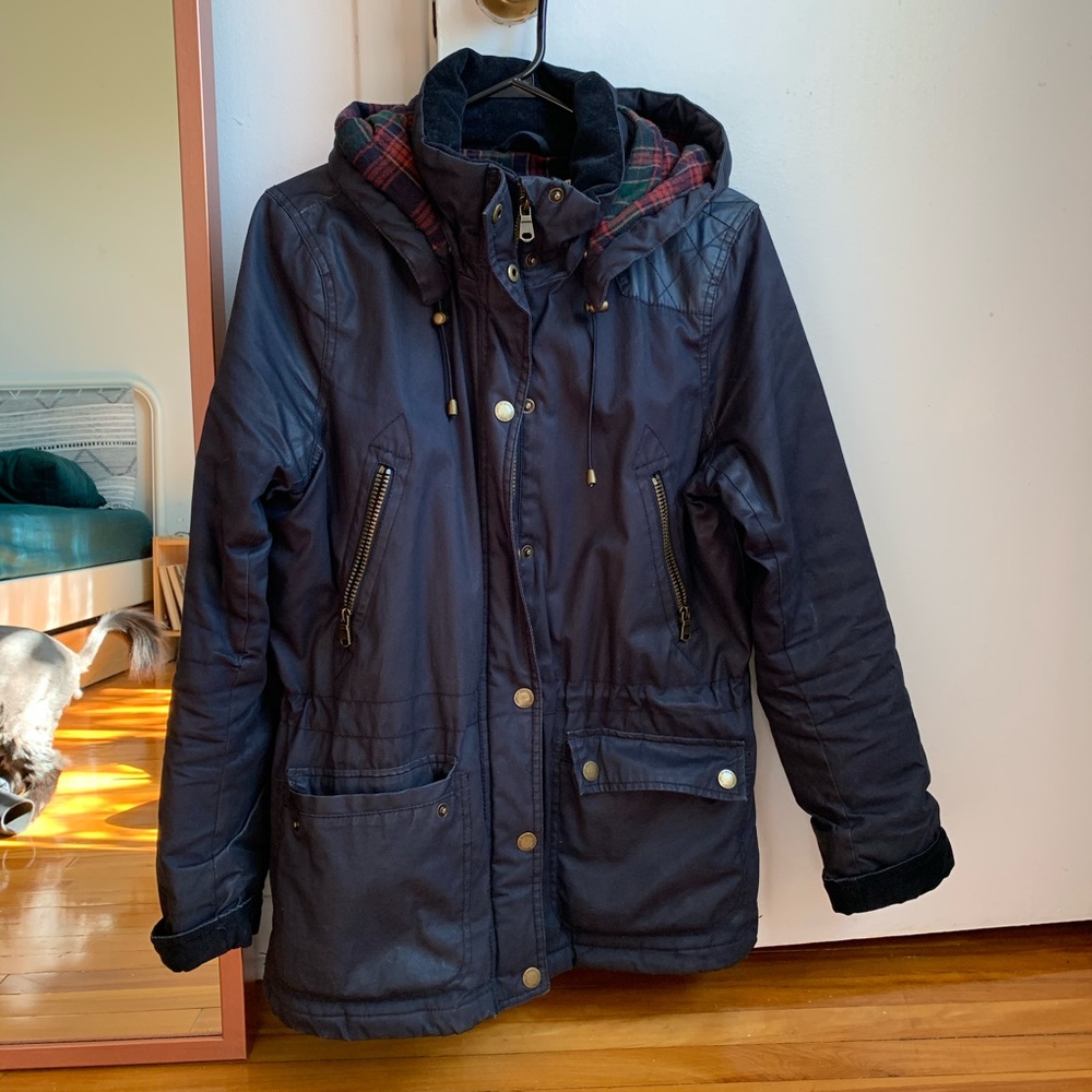 H&M women’s navy blue jacket size 8